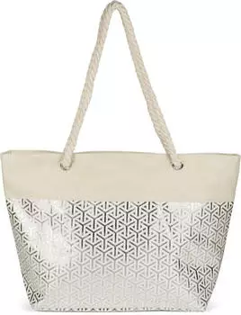 styleBREAKER metallic Infinity Würfel beige silver