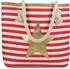 styleBREAKER breiten Streifen und Stern red white / Gold