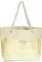 styleBREAKER metallic Streifen beige Gold