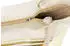 styleBREAKER metallic Streifen beige Gold