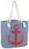 styleBREAKER Streifen und Anker blue white / red
