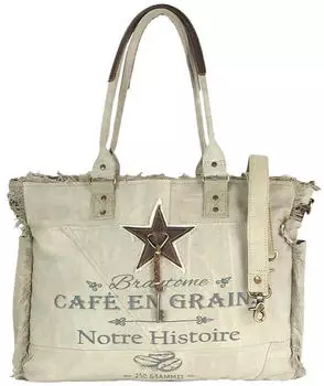 Sunsa Nachhaltige Strandtasche/Weekender Vintage Geschenkideen enthält recyceltes Material Deutsches Design