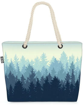 VOID Grafischer Wald Beach Bag nature Wälder Sommer Winter Wandern Garten Landschaft