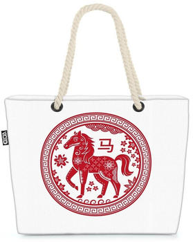 VOID Pferd Tierkreiszeichen Beach Bag Horoskop Astrologier Sternzeichen Tiere Stern