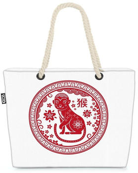 VOID Affe Tierkreiszeichen Beach Bag Horoskop Astrologier Sternzeichen Tiere Stern