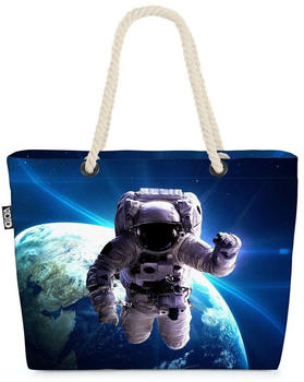 VOID Astronaut Erde Beach Bag Weltall Raumschiff Astronaut Raumfahrer Mond Sterne