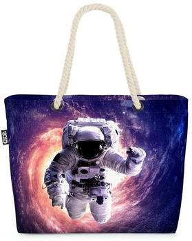 VOID Astronaut Universum Beach Bag Weltall Raumschiff Astronaut Raumfahrer Mond