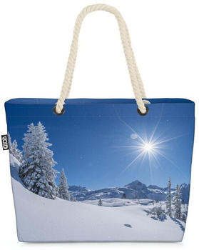 VOID Berge Winter Ski Urlaub Beach Bag Ski fahren Urlaub Reise Winter Schnee Landsch