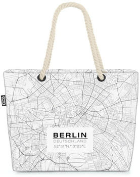 VOID Berlin Map Beach Bag Hauptstadt Karte Stadt Plan Berliner Bär Deutschland Ost