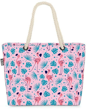 VOID Flamingo Palmen rose Beach Bag Urlaub Reise Pool Sommer Tiere Muster