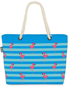 VOID Flamingo Strand blue Beach Bag Urlaub Reise Pool Sommer Tiere Muster