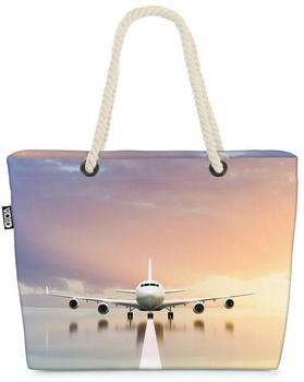 VOID Fly away Beach Bag Flugzeug Urlaub Reise Flughafen Jumbo Airline Wolken
