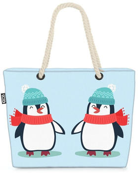 VOID Pinguin Tierkinder Beach Bag Kinderzimmer Kinder Tiere Winter Weihnachten Baby