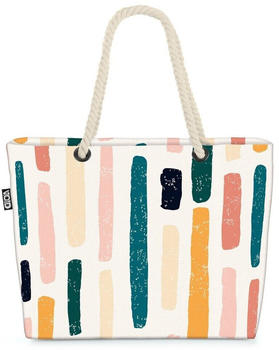VOID Pinselstriche Beach Bag abstrakt nahtlos textur Linie Bunt malen Desin