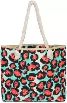 styleBREAKER buntem Leoparden Muster