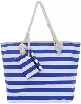 Dondon Shopper Beach Style blue white