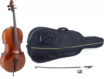 GEWA Allegro VC1 Cello-Set 4/4 mit Carbon-Bogen und Tasche (GS4020512121)