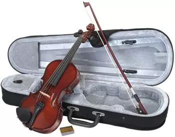 Classic Cantabile Violinen-Set 1/2 handgefertigt, mit Bogen, Koffer & Kolophonium (00027880)