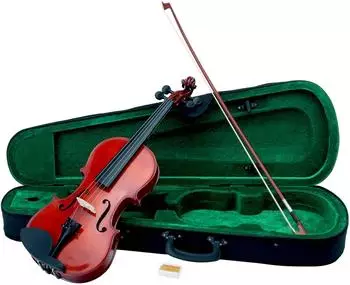Classic Cantabile VP-100 Violinen-Set 4/4, Ahorn/Fichte, inkl. Etui & Bogen (VP-100)