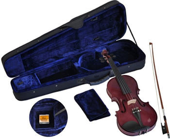 Steinbach 1/8 Geige im Set lila handgearbeitet