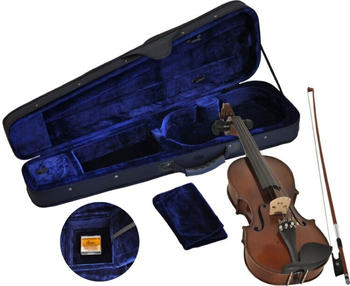 Steinbach Linkshänder Geige Set handgearbeitete Violinengarnitur 3/4 (SV-10034 LH)