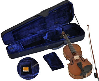 Steinbach Linkshänder Geige Set handgearbeitete Violinengarnitur 1/4 (SV-15014 LH)