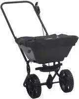 vidaXL Streuer Schwarz 82 x 46 x 75 cm PVC und Stahl