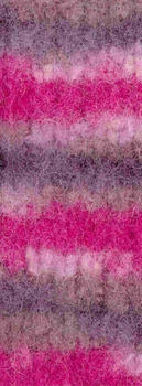 Lana Grossa Feltro Print 50 g 0396 Pink/Rosa/Antikviolett/Pflaume