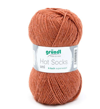 Gr&uuml;ndl Hot Socks uni 50 kupfer meliert (770-64)