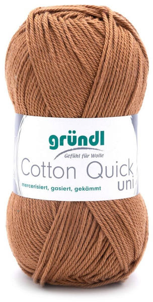 Gründl Cotton Quick uni caramell (865-123)