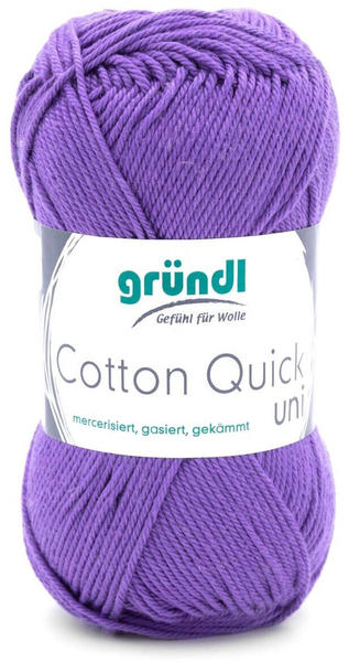 Gründl Cotton Quick uni lila (865-68)