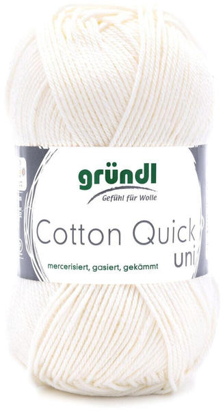 Gründl Cotton Quick uni wollweiß (865-132)