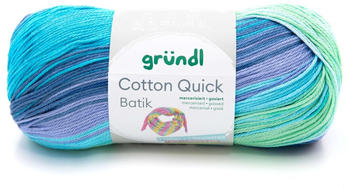 Gründl Cotton Quick Batik hellblau-violett-apfelgrün (4921-01)