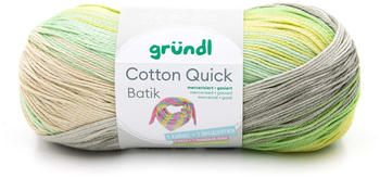 Gründl Cotton Quick Batik natur-türkis-gelb-grün (4921-03)