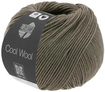 Lana Grossa Cool Wool Mélange (We Care) 50 g 1422 Dunkelbraun meliert