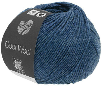 Lana Grossa Cool Wool Mélange (We Care) 50 g 1490 Dunkelblau meliert