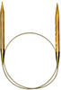 Addi 63087 Rundnadel aus Olivenholz, 100 cm x 5,0 mm, Holz, gold, 5 mm