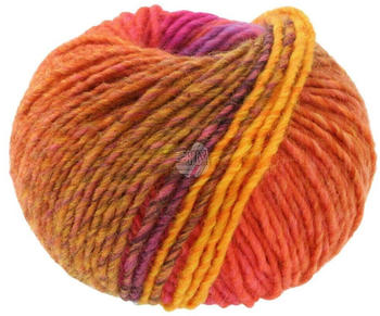Lana Grossa Colors For You 50 g 139 Fuchsia/Rost/Orangegelb/Dunkelbraun/Lila/Rot