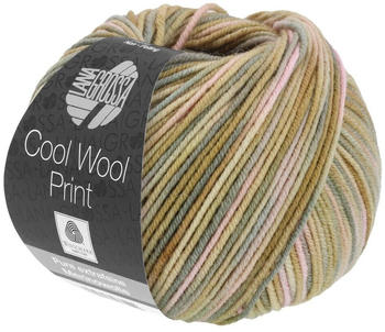 Lana Grossa Cool Wool Print 50 g 827 Beige/Camel/Altrosa/Grau
