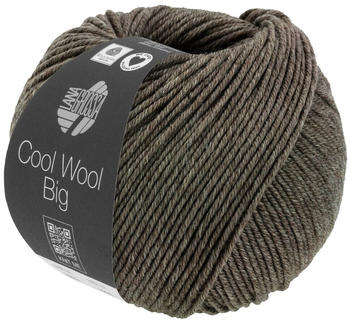 Lana Grossa Cool Wool Big Mélange (We Care) 50 g 1622 Dunkelbraun meliert