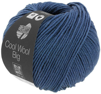 Lana Grossa Cool Wool Big Mélange (We Care) 50 g 1655 Dunkelblau meliert