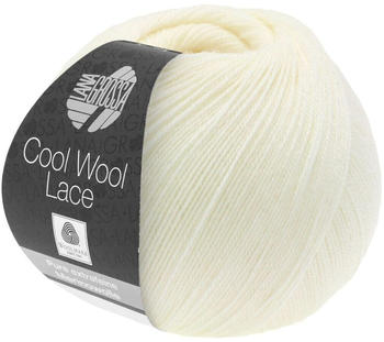 Lana Grossa Cool Wool Lace 14 Rohweiß