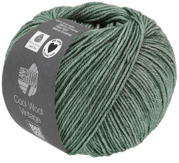Lana Grossa Cool Wool Vintage 7368 grüngrau