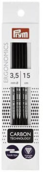 Prym Strumpfstricknadeln prym.ergonomics Carbon Technology 3.5mmx15cm (194183)