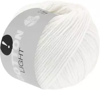 Lana Grossa Cotton Light 1 wei&szlig;