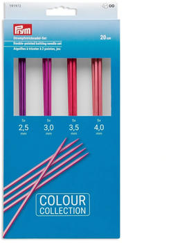 Prym Strumpfstricknadel-Set ALU farbig 2,5-4/20 (191972)