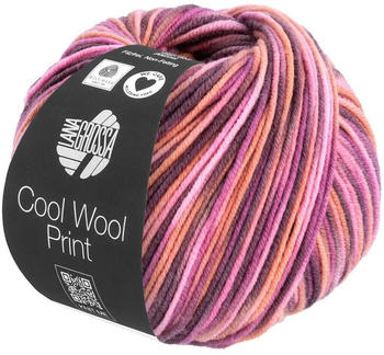 Lana Grossa Cool Wool Print 830 rosa/rost/mauve/brombeer (670830)