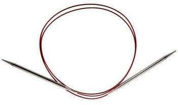 ChiaoGoo Red Lace Circular 47-inch (119cm) Stainless Steel Knitting Needle Size US 9 (5,5mm) 7047-9 (CG-7047-9)
