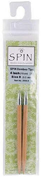 ChiaoGoo Spin Bamboo Interchangeable Tips 4"-Size 8/5Mm (2504-8)