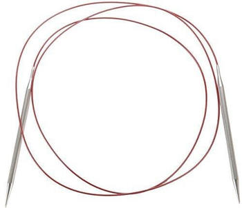 ChiaoGoo Rundstricknadel Edelstahl Silver Red Einheitsgröße (7060-6)